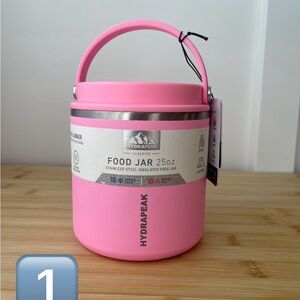 Hydrapeak Pink Food Jar 25oz